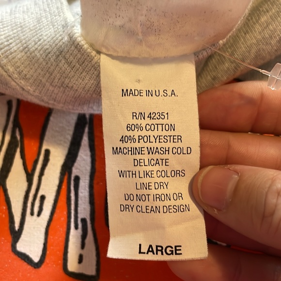 Vintage 1970’s Peanuts Joe Mummy Snoopy cartoon Mummy Monster crewneck pullover - Picture 8 of 8